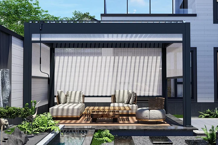 Pergola Midi modelis - vidutinio dydžio bioklimatinė pergolė